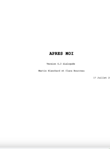 APRÈS MOI