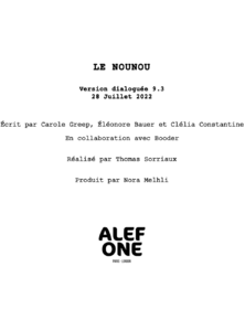 Unitaire TF1 « Le Nounou »